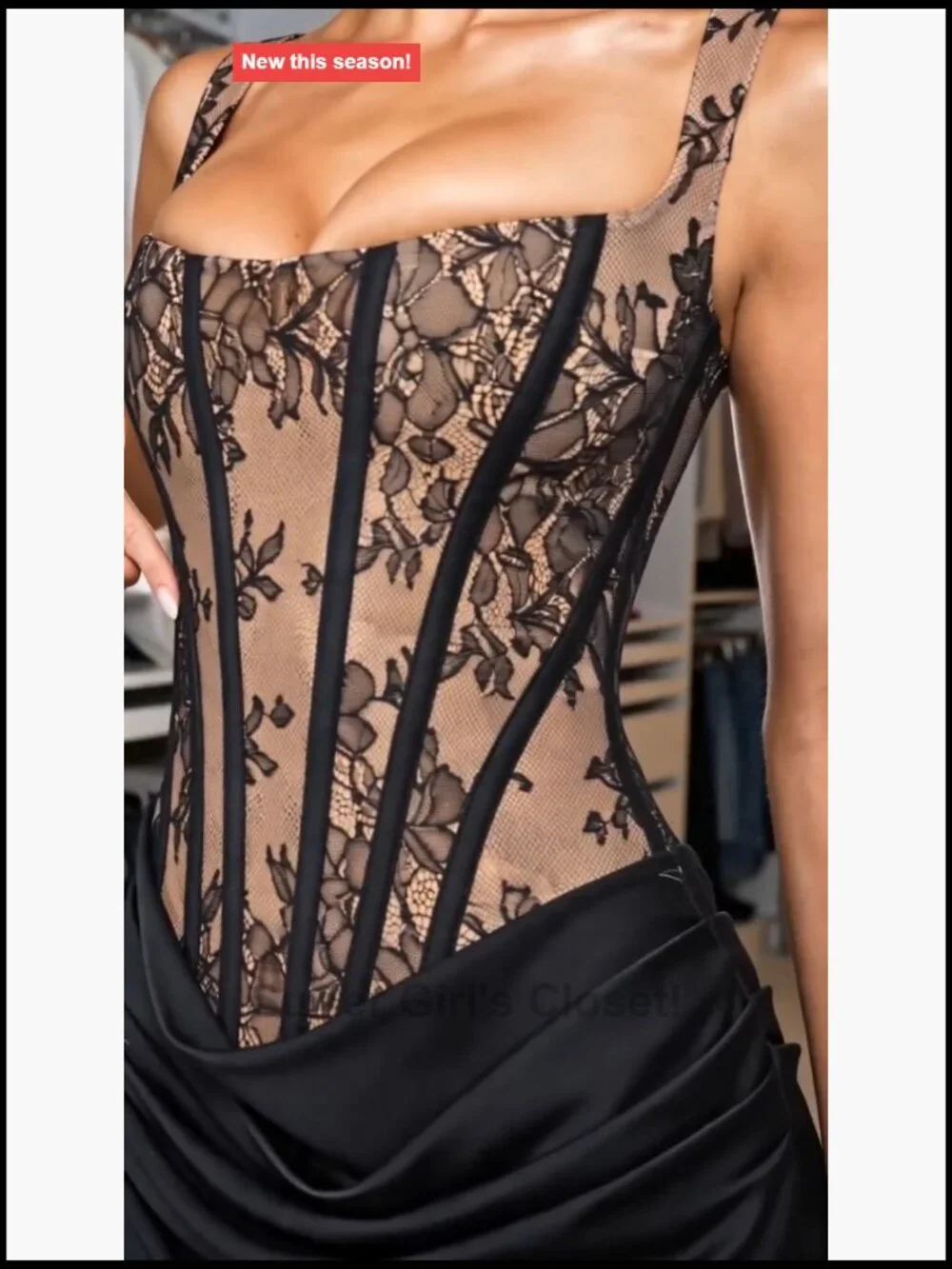 N/A floral lace